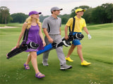Portable Golf Carry Bag - Dual Carrying , Zippered PocketBottle 15064066