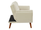 New Design Linen Sofa Furniture Adjustable Backrest Easily Assembled Reclinerst-BEIGE 22487251