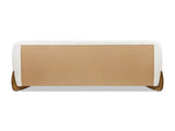 Alpine Puffy Modern Platform Bed, Queen, Ivory White Boucle B2719P281849
