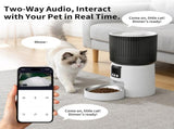 Intelligent fully automatic pet feeder, timed and quantitative feeding, remote control for more 08713239
