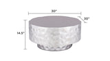 CT-90-30-30 Modern Style Coffee Table made with Metal in Silver B009P321117
