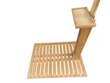 Outdoor Garden Pool Shower with Chassis Board, for Swimming Pool, Patio, Terrace, Garden,Wood W49591498
