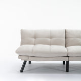 Cream Convertible Folding Modern sofa Bed W570124915