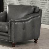 ZNTS Belfast Top Grain Leather Chair B2705P211696