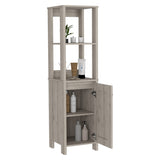 St. Clair Linen Cabinet, Two Interior Shelves, Two Open Shelves, Single Door B070P188850