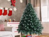 6 FT Artificial Christmas Tree, Unlit 650 Branches and Sturdy Metal Stand, Green 49525435