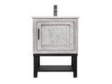 20" Small Bathroom Vanity with Sink & Hot and Cold Faucet, Freestanding Bathroom Cabinet with White W688P224408