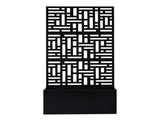 Metal Bed with Trellis, 70 Inch Height Metal Planter Box with Trellis, 09609773