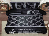 7 Pieces Traditional Luxury Patchwork Bed in A Bag for Bedroom, Modern Classy Bed 33102278