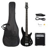 ZNTS GIB 4 String Full Size Electric Bass Guitar SS pickups and Amp Kit 98914732