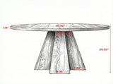 Small Round Conference Table, Durable Meeting Table with Reinforced Tabletop 10870927