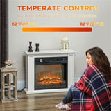 ZNTS Electric Fireplace Heater 46851484