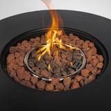 ZNTS 30inch Propane Round Fire Table 40000BTU Propane Fire Pit Table W853130169