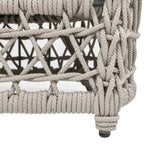 Everly 37.5" Woven Frame Barrel Deep Seating Patio Arm Chair, Oat Beige Axroma Olefin B2719P245982