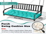 Outdoor Bench Cushion, 60 20 4 Inch, Tufted Waterproof Swing Cushion with Ties, for Patio Bench 56219919