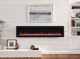 60 Inch Electric Fireplace, Recessed and Wall Mounted Fireplace W1769139419