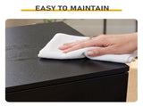 5-Drawer Particleboard Chest with Melamine Finish Drawer Dresser 26*13*39in Black 51153087