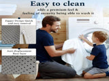 MADE IN US, 6" FULL SIZE Green Tea Memory Foam Mattress in Box, Fiberglass Free, White W311P371355