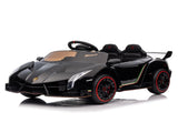 Lamborghini Poison Small Dual Drive 12V 4.5AH with 2.4G Remote Control Sports Car Electric Car Black 20960964