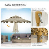 Outdoor beach umbrella 71130969