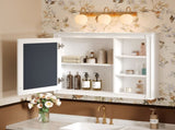 36'' x 28'' Medicine Cabinet, Wall Mounted Bathroom Storage Cabinet, Modern Bathroom Wall Cabinet N710P322791K