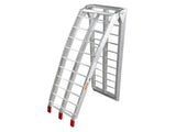 7.5ft Heavy Duty Three-section Aluminum Arched ATV UTV Ramp Silver 93428546