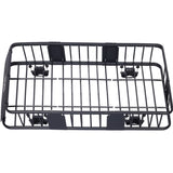 Rooftop Cargo Carrier BasketMotoring Roof RackTop Mount Roof Rack 64black steel W46540103