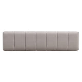 Upholstered Dining Bench for Dining Room, No-Assembly End of Bed Entryway Bench Ottoman for Bedroom N779P253550L