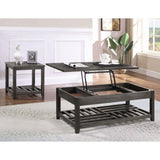 Grey Rectangular End Table B062P153632