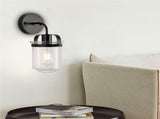 1-Light ll Lamp with Clear Glass ShadeModern ll Sconce Industrial Indoor ll Light Fixture E26 22372514