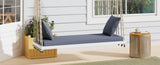 TOPMAX Patio Wooden Swing Chair, Hanging Porch Swing Bench with Cushion&Pillows, 10.8Ft Hemp Ropes N717P210136K