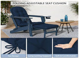 Outdoor Adirondack Chair Cushions 44x19x4 inch Waterproof Rocking Chair Cushion with 17x19 Ottoman 32090153