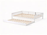 White painted finish, solid pine construction , Full-size bed, 24500023