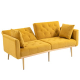 ZNTS COOLMORE Velvet Sofa , Accent sofa .loveseat sofa with metal feet W153966992