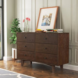 ZNTS Solid Wood spray-painted drawer dresser bar,buffetware cabinet lockers buffet server console 79888022