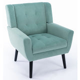 Modern Soft Velvet Material Ergonomics Accent Chair Living Room Chair Bedroom Chair Home Chair With W676P313960