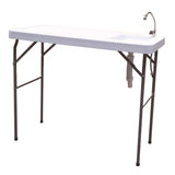 Outdoor Fish and Game Cutting Cleaning Table w/Sink and Faucet 16689897