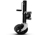 6-inch Dual Wheels Trailer Jack, 1500 lbs, for RV, Boat, Trailer and More, Black 33045451