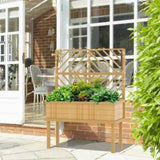 Wooden PlanterFlower shelf,Wood Planter Box 58431238