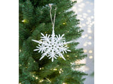 Set of 6 Iron Snowflake Hanger, Decorative Hanging Ball Christmas Tree Ornaments for Holiday Party 23524894
