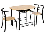 PVC Breakfast Table Chair Plus Version Burlywood 11121292
