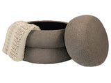 Cloud Storage Ottoman, Taupe Boucle 36713295