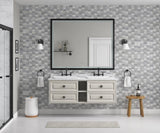 60in. W x 48 in. H LED Lighted Bathroom Wall Mounted Mirror with High LumenAnti-Fog Separately W928P178457