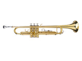 Drop B Tone Adjustable Trumpet Gloves Set Plaint Golden 22632659