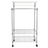 4 Layer Adjustable Kitchen Bakers Rack Shelf Microwave Oven Stand Storage Cart 98841102