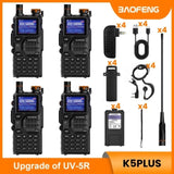 BAOFENG K5PLUS 10W Ham Radio Long Range Portable Handheld Walkie Talkies Long 81289137