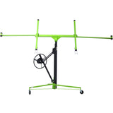 ZNTS Drywall Lift Panel 11' Lift Drywall Panel Hoist Jack Lifter,GREEN+BLACK W465121421