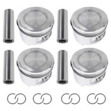 Pistons and Rings Replacement for Toyota 4Runner Celica Pickup 2.4L L4 SOHC 22R 22RE 22REC 1985-1995 95149133