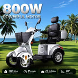 ZNTS XL3D4L Electric Mobility Recreational Travel Scooter for Adults,Mobility Scooters for Seniors, 4 W2153P192649