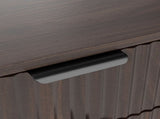 10-Gallon Woodgrain Tilt-Out Trash Can Cabinet Wooden Garbage Recycling Cabinet with Wave-Textured 46943397